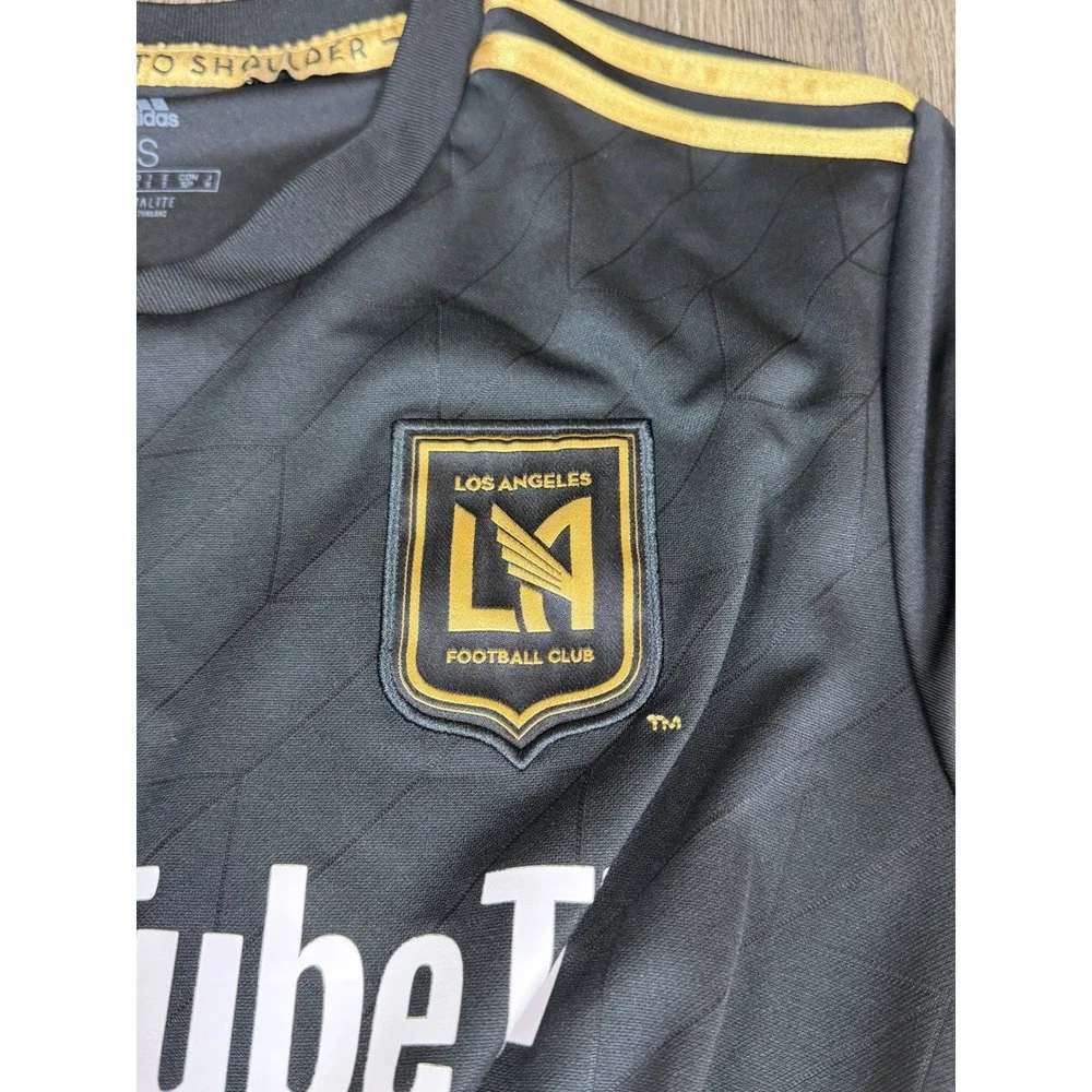 Adidas LAFC Home Jersey Los Angeles Football Club Black Gold Small Soccer MLS